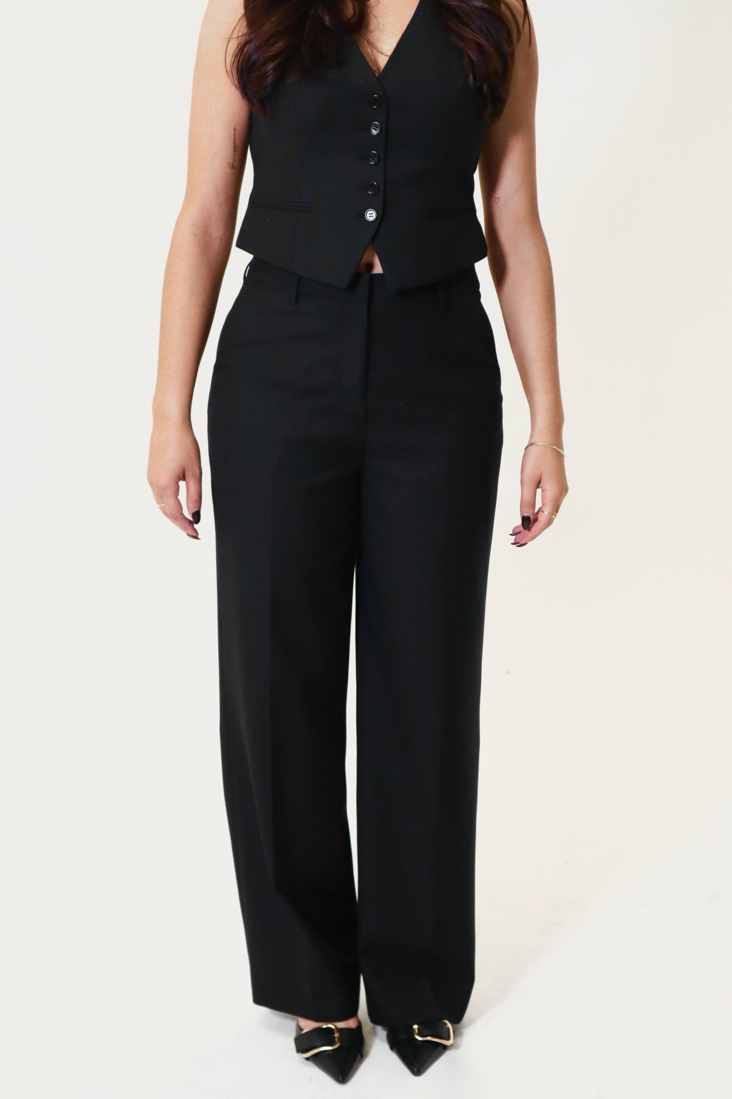 Gina High-waisted Trousers